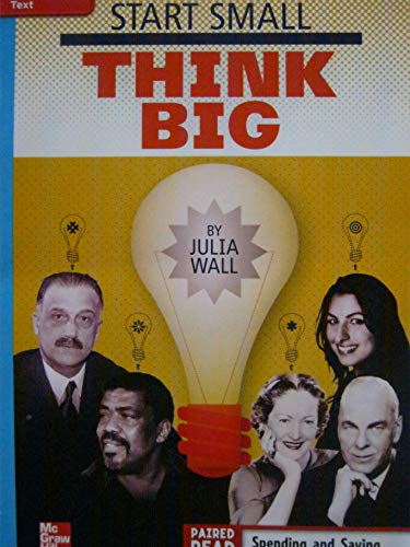 Book Reading Wonders Leveled Reader Start Small, Think Big: On-Level Unit 1 Week 5 Grade 4 (ELEMENTARY CORE READING) free