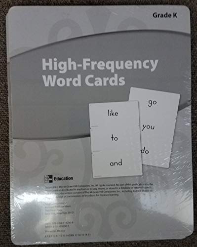 Book Reading Wonders, Grade K, High-Frequency Word Cards (ELEMENTARY CORE READING) free