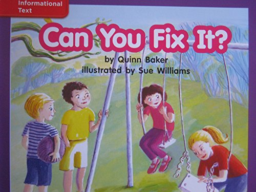 Book Reading Wonders Leveled Reader Can You Fix It?: ELL Unit 4 Week 3 Grade K (ELEMENTARY CORE READING) free