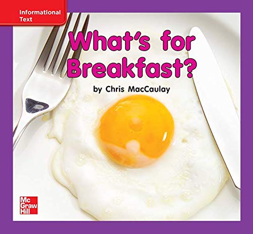 Book Reading Wonders Leveled Reader What's for Breakfast?: ELL Unit 9 Week 3 Grade K (ELEMENTARY CORE READING) free