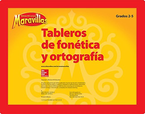 Book Lectura Maravillas, Grades 2-5, Reading Response Boards (ELEMENTARY CORE READING) (Spanish Edition) free