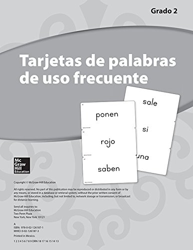 Book Lectura Maravillas, Grade 2, High-Frequency Word Cards (ELEMENTARY CORE READING) (Spanish Edition) free