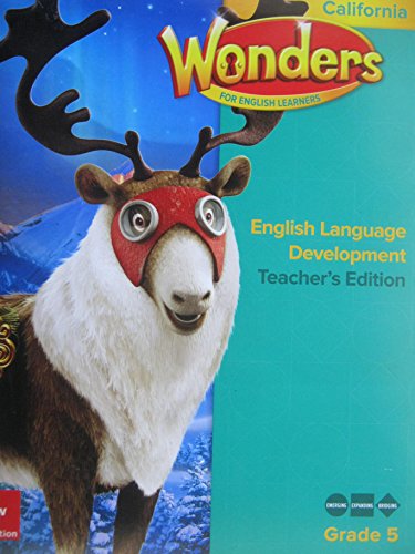 Book Wonders for English Learners Grade 5 California Teacher's Edition free