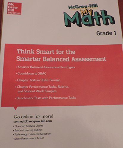 Book McGraw Hill My Math Grade 1 Think Smart for the Smarter Balanced Assessment free