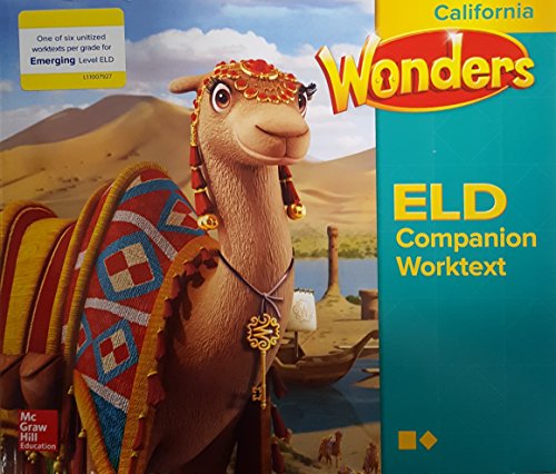 Book Wonders, ELD Companion Worktext, Grade 3, California Edition, 9780021315482, 0021315485, 2017 free