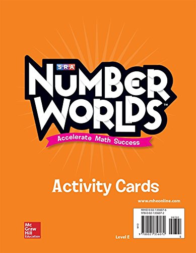 Book Number Worlds, Level E Activity Cards free