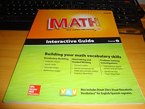 Book Glencoe Math, Course 2, Interactive Guide for English Learners, Student Edition (MATH APPLIC & CONN CRSE) free