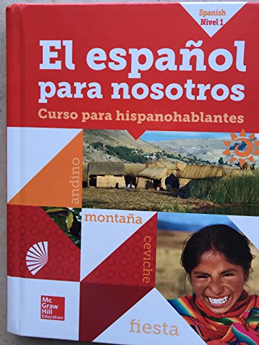 Book El Español para Nosotros 2014, Level 1, SE (Spanish Edition) free