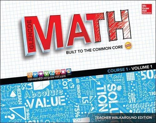 Book Glencoe Math: Built to the Common Core, Teacher Walkaround Edition, Vol. 1 free