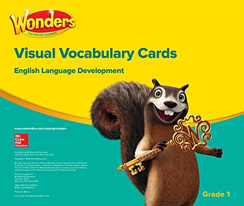 Book Reading Wonders for English Learners Visual Vocabulary Cards Grade 1 (Reading Wonders ELL and ELD) free