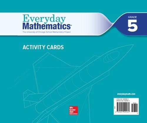 Book Everyday Mathematics 4, Grade 5, Activity Cards free