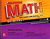 Book California Math Your Common Core Edition Course 3 Volume 1 free
