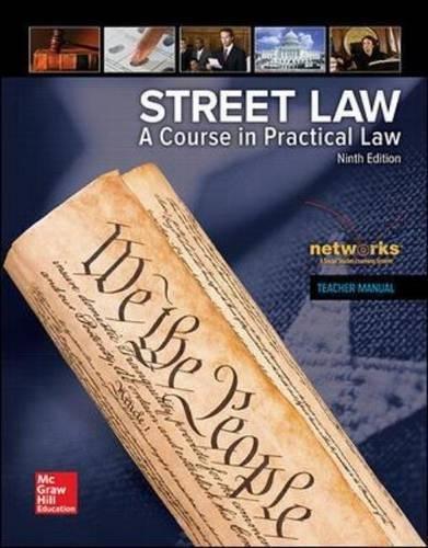 Book Street Law: A Course in Practical Law, Teacher Manual (NTC: STREET LAW) free