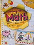 Book McGraw-Hill My Math, Grade K Volume 1, Teacher Edition, CCSS Common Core free