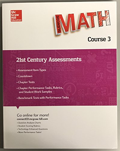Book Glencoe MATH - Course 3 - 21st Century Assessments free Book Glencoe MATH - Course 3 - 21st Century Assessments free