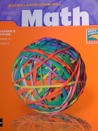 Book Math/teacher's Edition/grade 4/volume 1/north Carolina Edition free