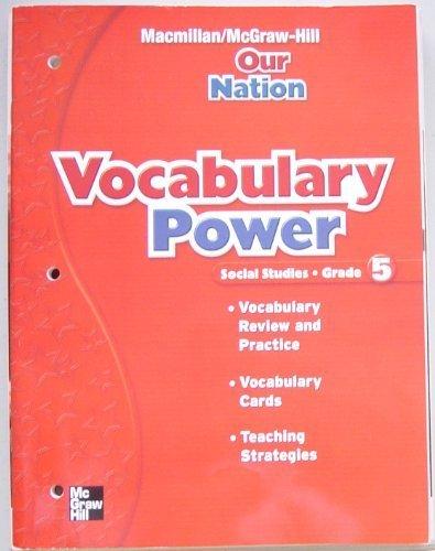 Book Vocabulary Power (social Studies - Grade 5: Our Nation) (2002-05-03) free