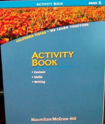 Book Activity Book, Grade Kindergarten (california Vistas, We Learn Together) free
