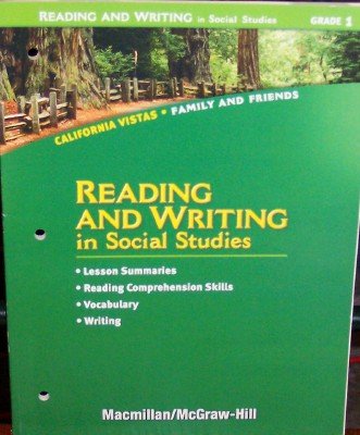 Book Grade 1 Reading And Writing In Social Studies (california Vistas: Family And Friends) free