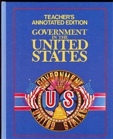Book Government In The United States : Teacher's Annotated Edition free