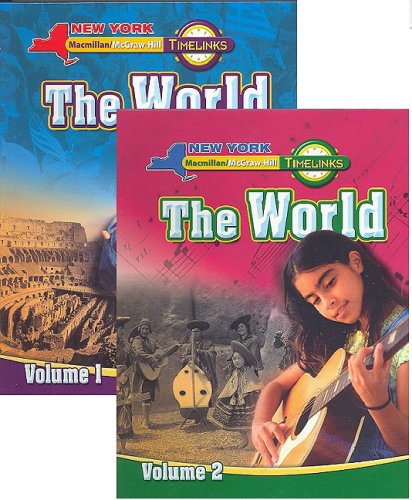 Book Ny, Timelinks, The World Complete Student Edition Set, Vol. 1&2, Grade 6 (social Studies) free