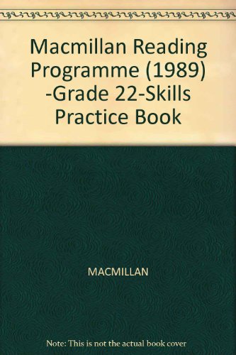 Book Macmillan Reading Programme (1989) -grade 22-skills Practice Book free