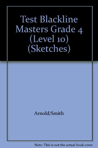 Book Test Blackline Masters Grade 4 (level 10) (sketches) free