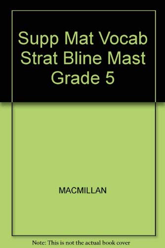 Book Supp Mat Vocab Strat Bline Mast Grade 5 free