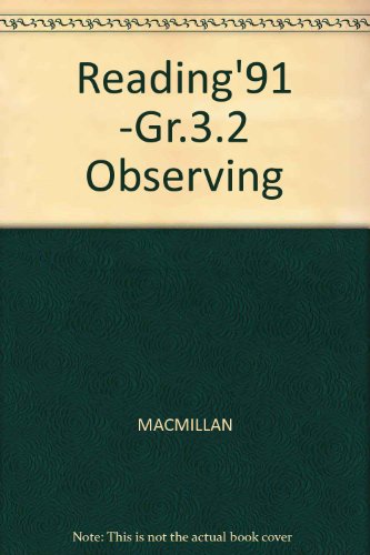 Book Observing (Connections: Macmillan reading program) free