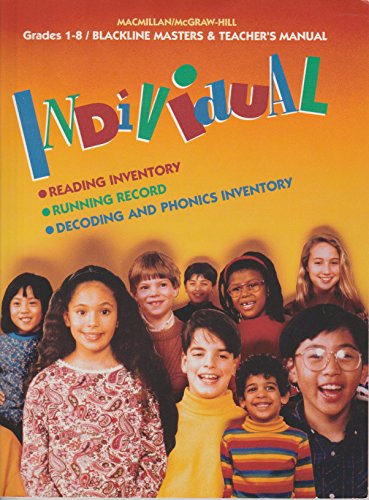 Book MacMillan/McGraw-Hill Individual Reading Inventory-Running Record-Decoding and Phonics Inventory Teacher's Manual Grades 1-8 free