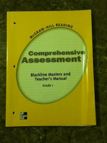 Book Comprehensive Assessment Blackline Master and Teacher's Manual Grade 1 (McGraw-Hill Reading) free