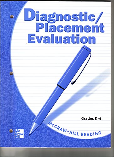 Book Diagnostic/placement Evaluation, Grades K-6 (mcgraw-hill Reading) free