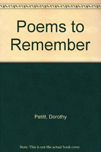 Book Poems to Remember free