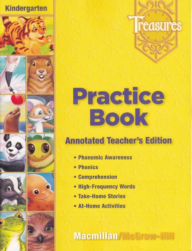 Book Treasures Practice Book: Annotated Teacher's Edition (Kindergarten) [2008] free