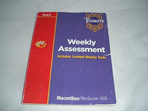 Book Treasures - Grade 5 - Weekly Assessment - Includes Leveled Weekly Tests free