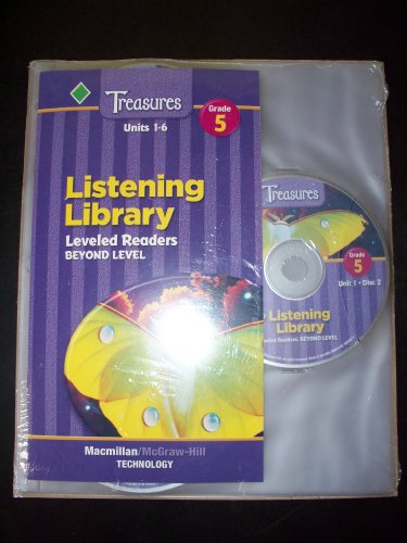 Book Treasures Listening Library Leveled Readers Beyond Level Audio CD's - Grade 5, Units 1-6 free