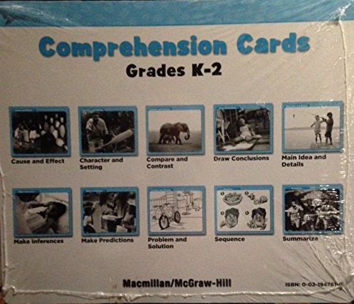 Book Comprehension Cards Grades K-2 free