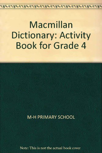 Book Macmillan Dictionary: Activity Book For Grade 4 free