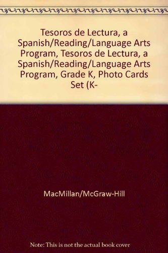 Book Tesoros De Lectura, A Spanish Reading/language Arts Program, Grade K, Photo Cards Set (k-2) (elementary Reading Treasures) free