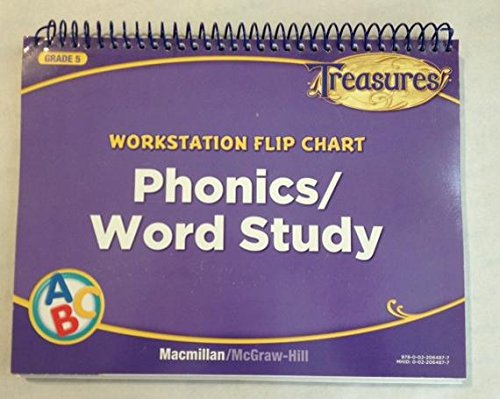 Book Treasures. Workstation Flip Chart: Phonics/Word Study (Grade 5) free