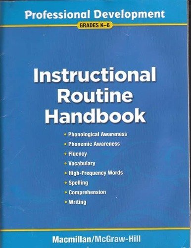 Book Instructional Routine Handbook:Professional Development (Grades K-6) free