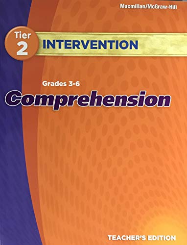 Book Tier 2 Intervention: Grades 3-6 Comprehension - Teacher's Edition free