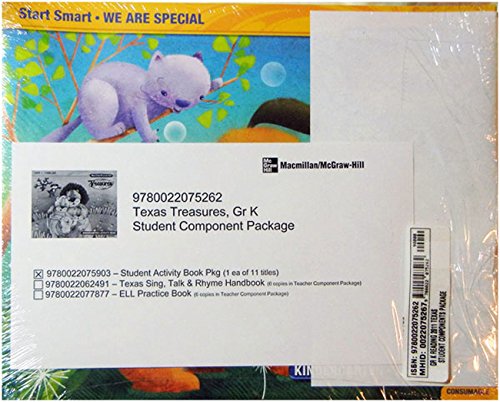 Book TX Treasures Kindergarten Activity Books Units 1-10 plus Start Smart (11 different titles) free