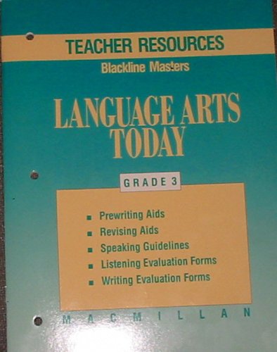 Book Teacher Resources, Challenge, And Home Activites Blackline Masters Language Arts Today Grade 3 (language Arts Today) free