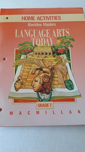 Book Language Arts Today: Home Activities-grade 7 (blackline Masters) (language Arts Today, Home Activities) free