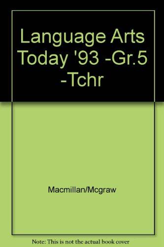 Book Language Arts Today '93 -Gr.5 -Tchr free