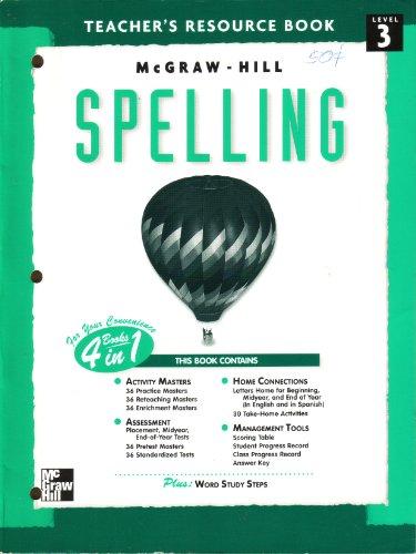 Book McGraw-Hill spelling: Teacher's resource book free