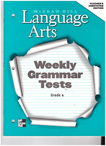 Book Gr 6 Lng Arts Wkly Grm TST Tae free
