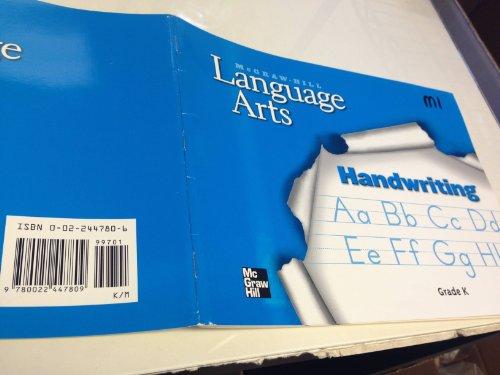 Book McGraw-Hill Language arts, Handwriting Grade K free