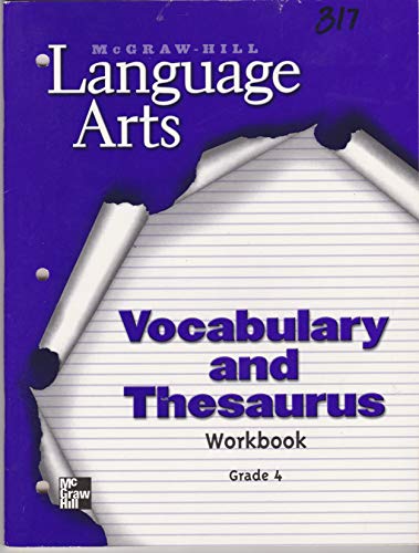 Book Mcgraw Hill: Language Arts (Vocabulary and Thesaurus) Grade 4 free